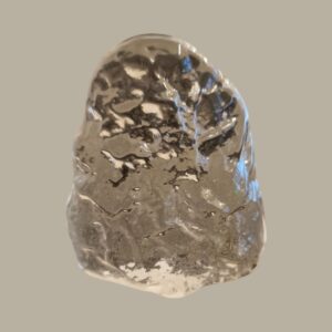 Swedish Clear Crystal Ice Sculpture Paperweight - Nordic Art Glass