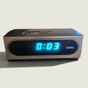 Vintage Copal LF-710 Digital Alarm Clock Blue VFD Display – Retro Space Age Clock