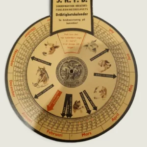 Swedish Gestation Calculator Wheel – Skandinaviska Kreatursförsäkringsbolaget
