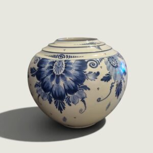 Hand Painted Floral Ceramic Decorative Vase