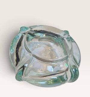 Mid-Century Swedish Art Glass Bowl | Göte Augustsson for Ruda Sweden