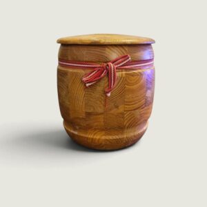 Handcrafted Wooden Storage Container By Smålandsslöjd