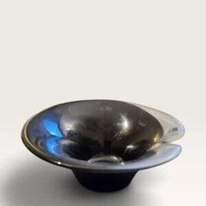 Mats Jonasson (Målerås) - Signed Smoky Art Glass Bowl