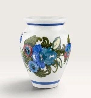 Vintage Skruf Ceramic Vase – Hand-Painted by Anatoliy Khmaruk