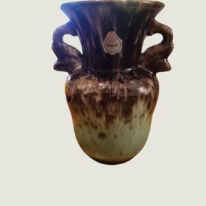 Vintage Decorative Ceramic Vase with Handles