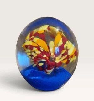 Gotlandshyttan Sweden Art Glass Paperweight | Göran Nilsson