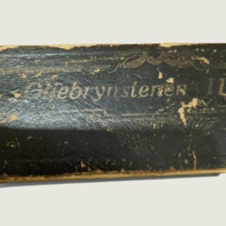 Vintage Ideal Razor Honing Stone With Original Box & Swedish 1912 Testimonials